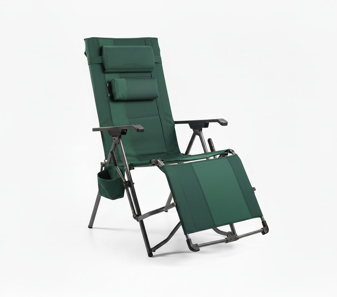 🎁โปรโมชั่นแบล็กฟรายเดย์ ลด 50%🛋️เก้าอี้เอนนอนพกพาพร้อมที่วางเท้า