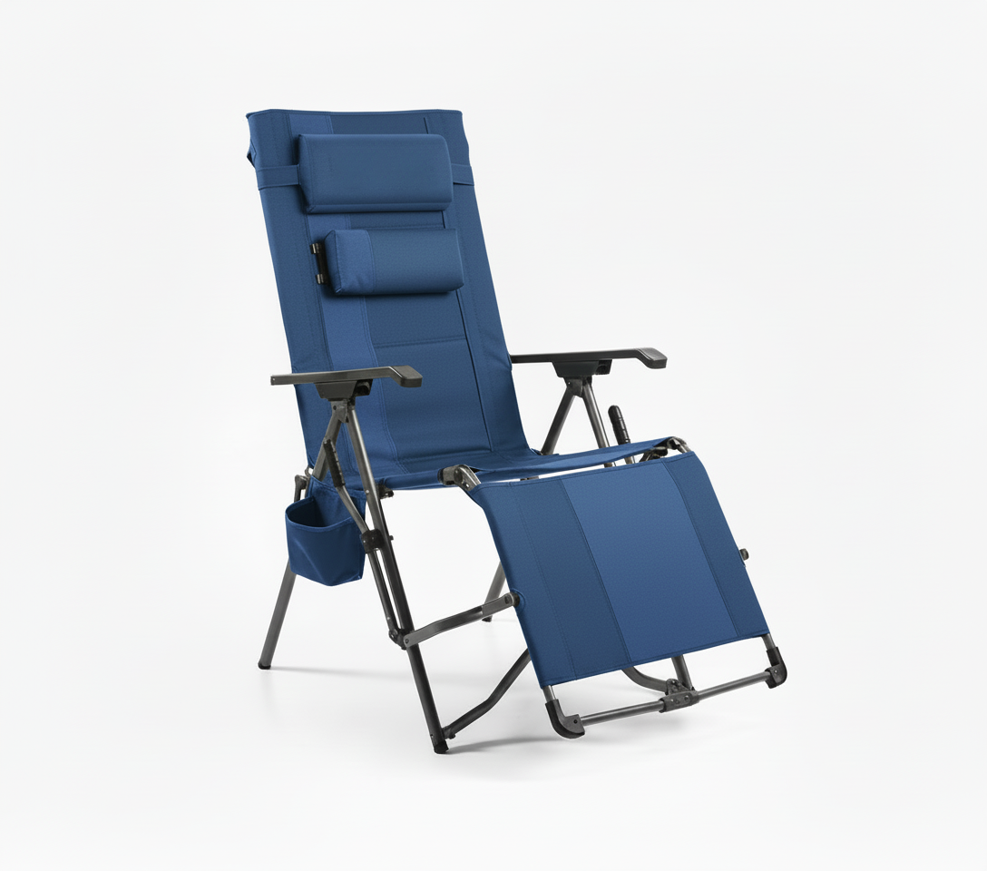 🎁โปรโมชั่นแบล็กฟรายเดย์ ลด 50%🛋️เก้าอี้เอนนอนพกพาพร้อมที่วางเท้า