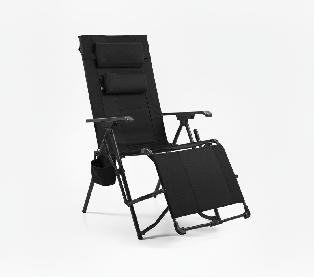 🎁โปรโมชั่นแบล็กฟรายเดย์ ลด 50%🛋️เก้าอี้เอนนอนพกพาพร้อมที่วางเท้า