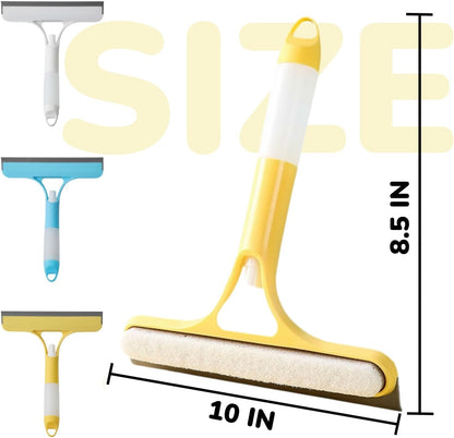 อุปกรณ์ทำความสะอาดกระจก 3 in 1 ประกอบด้วย ที่ปาดน้ำสำหรับกระจก ที่ปาดน้ำสำหรับกระจกเงา และที่ฉีดน้ำ