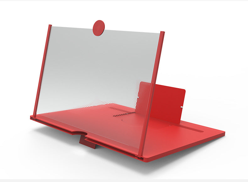 Smartphone Magnifier Stand, 14" 3D HD Cell Phone Magnifying Projector for Movies, Videos, and Gaming, Foldable Phone Stand With Screen Amplifier - kavyachic